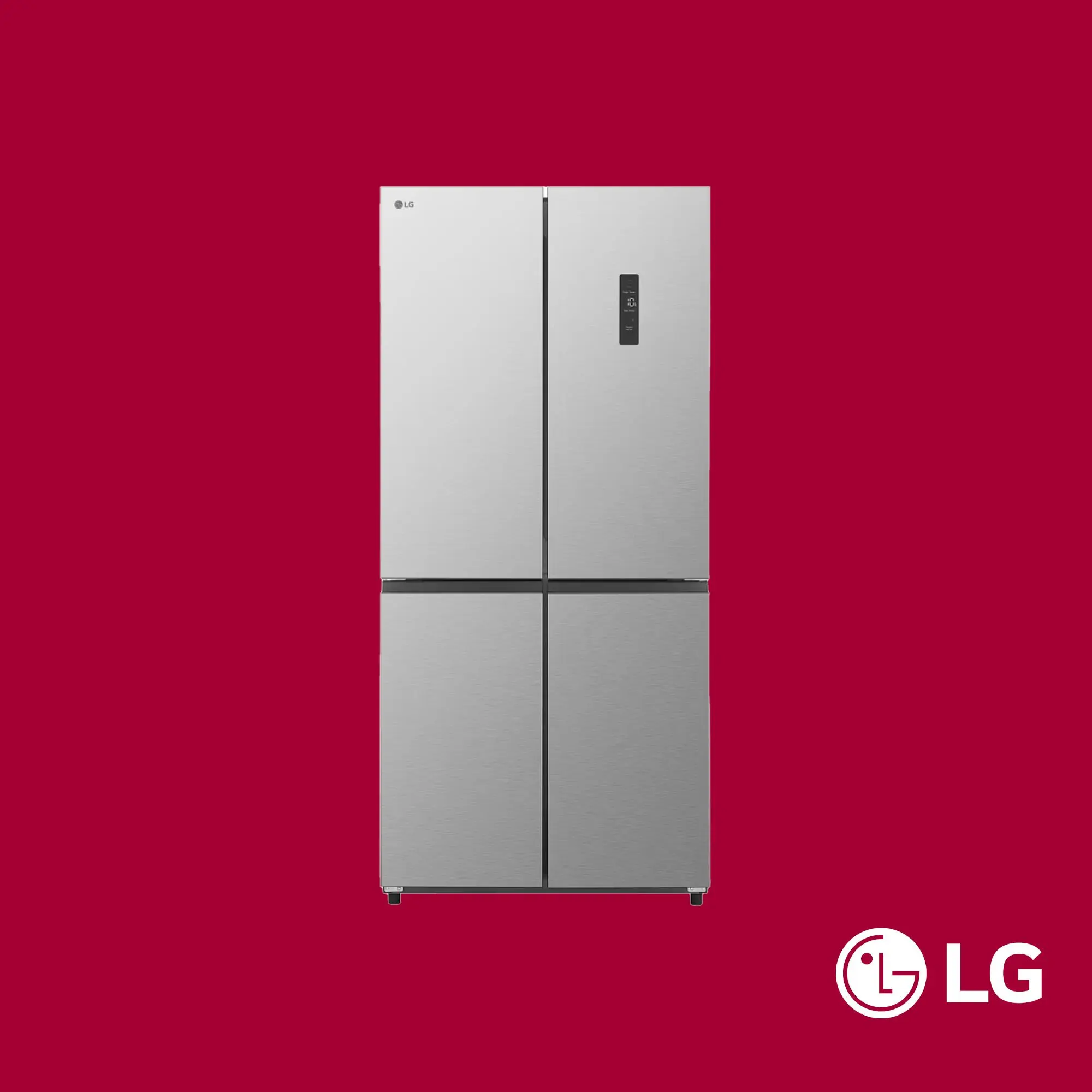 LG Cross Door Refrigerator 550L GCFB48FPLAM Silver